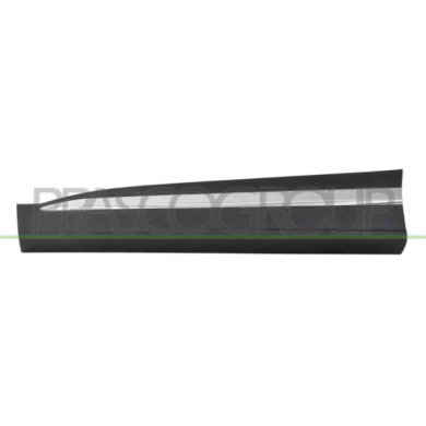 SX_SCRITTA_LOGO.jpg Modanatura Porta Anteriore Sinistra Nera Con Profilo Cromato Compatibile Per MG HS Dal 08/2022 Al 06/2024 11