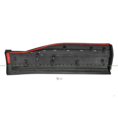 LIBRETTO_RICHIESTA_TARGA.JPG Modanatura Porta Posteriore Destra Nera Con Profilo Cromato Compatibile Per MG HS Dal 08/2022 Al 06