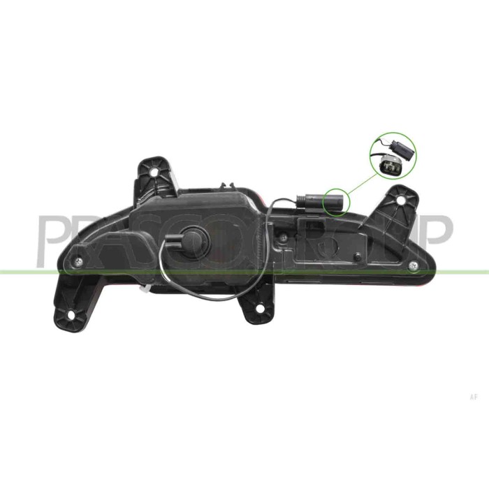 LIBRETTO_RICHIESTA_TARGA.JPG Retronebbia Destro Con Porta Lampada Compatibile Per MG HS Dal 08/2022 Al 06/2024 Codice Originale 