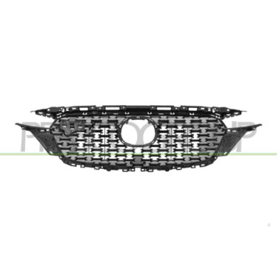 LIBRETTO_RICHIESTA_TARGA.JPG Griglia Radiatore Nera Lucida Compatibile Per MAZDA CX5 (KF) Dal 09/2021 Al 10/2023 Codice Original