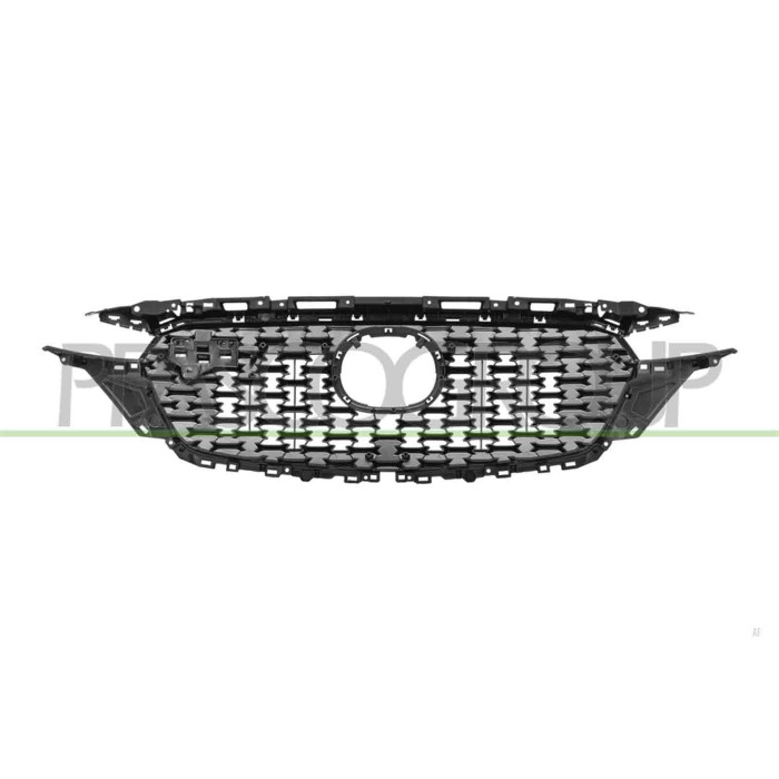 LIBRETTO_RICHIESTA_TARGA.JPG Griglia Radiatore Nera Lucida Compatibile Per MAZDA CX5 (KF) Dal 09/2021 Al 10/2023 Codice Original