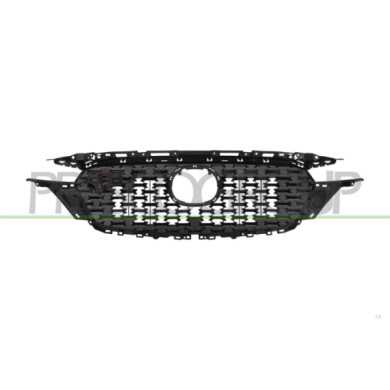 LIBRETTO_RICHIESTA_TARGA.JPG Griglia Radiatore Nera Lucida Versione Homura Compatibile Per MAZDA CX5 (KF) Dal 09/2021 Al 10/2023