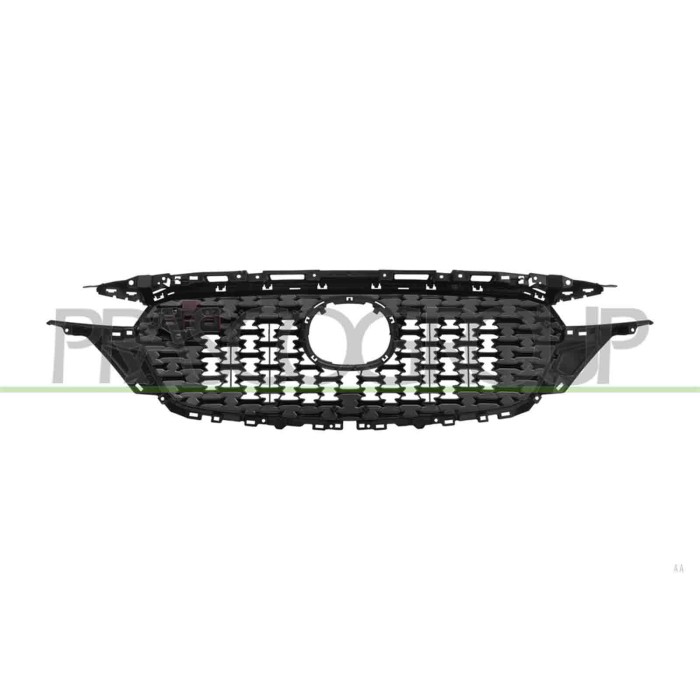 LIBRETTO_RICHIESTA_TARGA.JPG Griglia Radiatore Nera Lucida Versione Homura Compatibile Per MAZDA CX5 (KF) Dal 09/2021 Al 10/2023