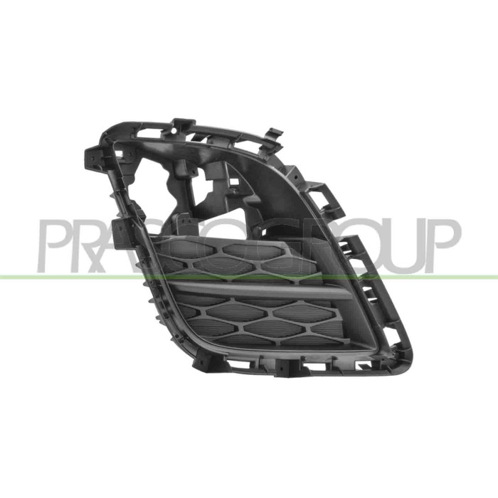 DX_SCRITTA_LOGO.jpg Griglia Destra Paraurti Anteriore Nera Goffrata Con Sede Fendinebbia Mod. 09   MAZDA CX7 Dal 01/2007 in poi 