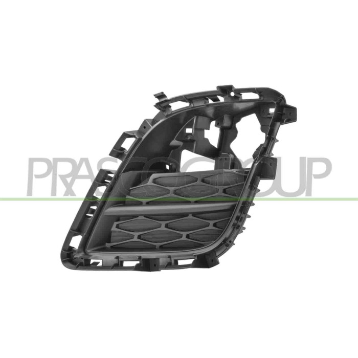SX_SCRITTA_LOGO.jpg Griglia Sinistra Paraurti Anteriore Nera Goffrata Con Sede Fendinebbia Mod. 09   MAZDA CX7 Dal 01/2007 in po