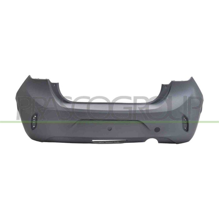 LIBRETTO_RICHIESTA_TARGA.JPG Paraurti Posteriore Con Primer Con Tappo Coprigancio Con Tracce Pdc E Park Assist OPEL/VAUXHALL COR