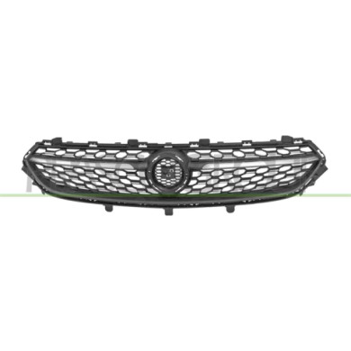 NEUTRO.jpg Griglia Radiatore Nera Goffrata Con Modanatura Cromata Con Inserti Cromati OPEL/VAUXHALL CORSA (F) Dal 12/2019 Al 05/