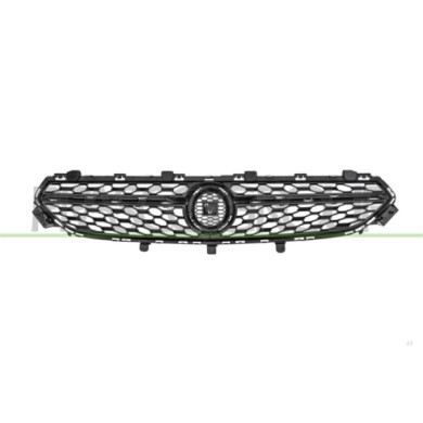 LIBRETTO_RICHIESTA_TARGA.JPG Griglia Radiatore Nera Goffrata Con Modanatura Cromata Con Inserti Cromati OPEL/VAUXHALL CORSA (F) 