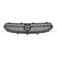 Griglia Radiatore Nera Con Fori Modanatura Per Inserti Cromati OPEL/VAUXHALL CORSA (F) Dal 12/2019 Al 05/2023 9829474480