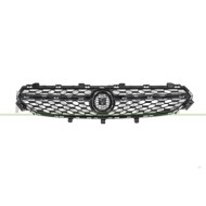LIBRETTO_RICHIESTA_TARGA.JPG Griglia Radiatore Nera Con Fori Modanatura Per Inserti Cromati OPEL/VAUXHALL CORSA (F) Dal 12/2019 