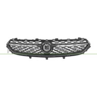 Griglia Radiatore Nera Con Modanature Cromate Compatibile Per OPEL/VAUXHALL CORSA (F) Dal 12/2019 Al 05/2023 9829474480