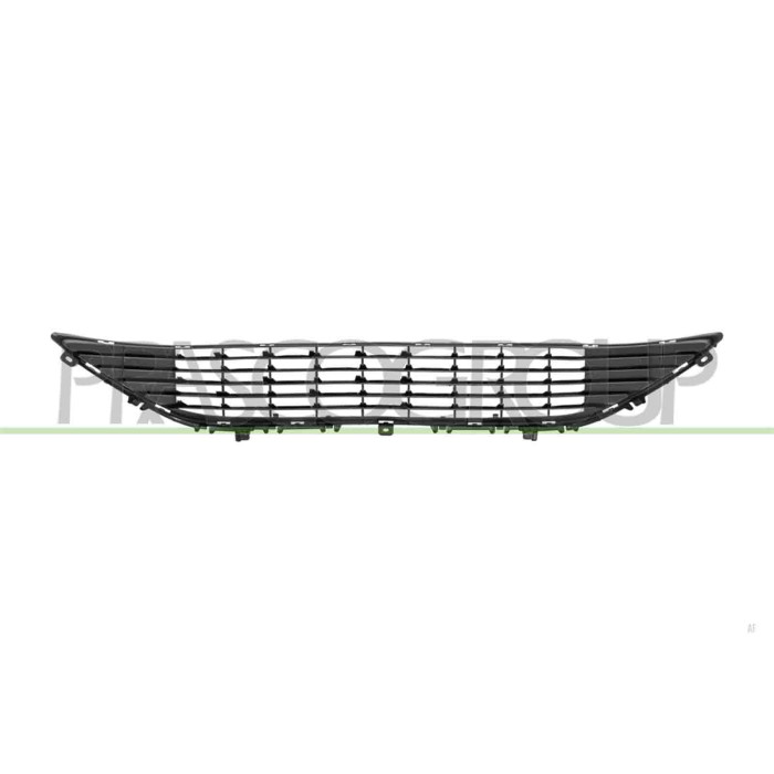 LIBRETTO_RICHIESTA_TARGA.JPG Griglia Paraurti Anteriore Centrale Nera Compatibile Per OPEL/VAUXHALL CORSA (F) Dal 12/2019 Al 05/
