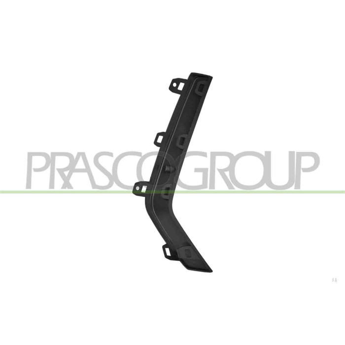 LIBRETTO_RICHIESTA_TARGA.JPG Modanatura Sinistra Paraurti Anteriore Nera Lucida Compatibile Per OPEL/VAUXHALL CORSA (F) Dal 06/2