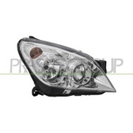 Proiettore Destro H1+H7 Elettrico Con Motore Cromato Compatibile Per OPEL/VAUXHALL ASTRA H (A04) Dal 01/2007 Al 11/2009 1216660