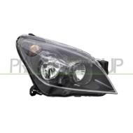 DX_SCRITTA_LOGO.jpg Proiettore Destro H1+H7 Elettrico Con Motore Nero Compatibile Per OPEL/VAUXHALL ASTRA H (A04) Dal 01/2007 Al