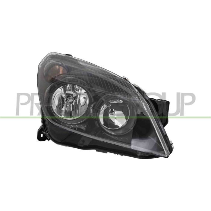LIBRETTO_RICHIESTA_TARGA.JPG Proiettore Destro H1+H7 Elettrico Con Motore Nero Compatibile Per OPEL/VAUXHALL ASTRA H (A04) Dal 0