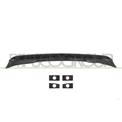 LIBRETTO_RICHIESTA_TARGA.JPG Spoiler Paraurti Posteriore Nero Goffrato Tracce Pdc+Supporti Scarico Singolo A Sinistra OPEL/VAUXH