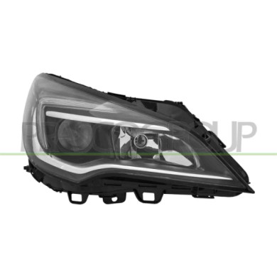 LIBRETTO_RICHIESTA_TARGA.JPG Proiettore Destro H1+H7 Elettrico Con Motore Nero Led OPEL/VAUXHALL ASTRA K (B16) Dal 06/2015 Al 10