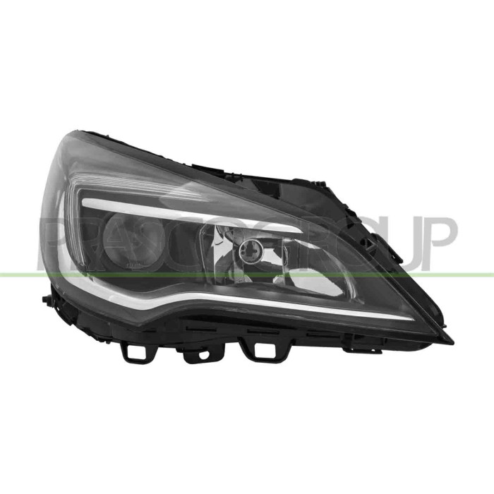 LIBRETTO_RICHIESTA_TARGA.JPG Proiettore Destro H1+H7 Elettrico Con Motore Nero Led OPEL/VAUXHALL ASTRA K (B16) Dal 06/2015 Al 10