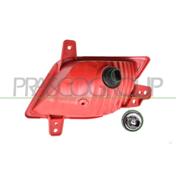 LIBRETTO_RICHIESTA_TARGA.JPG Retronebbia Destro Con Porta Lampada Compatibile Per OPEL/VAUXHALL MOKKA Dal 01/2013 Al 03/2016 Cod