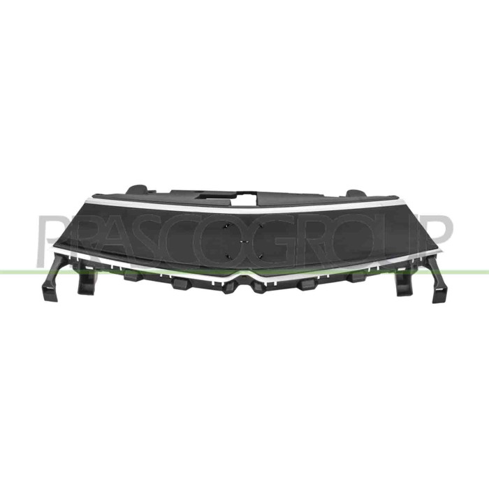 NEUTRO.jpg Griglia Radiatore Completa Verniciata Nera Con Cornice E Modanature Cromate OPEL/VAUXHALL MOKKA Dal 09/2020 Al 11/202