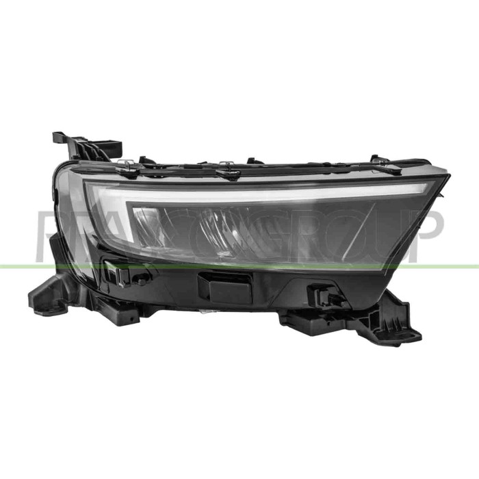 DX_SCRITTA_LOGO.jpg Proiettore Destro Elettrico Con Motore Senza Centralina Led Versione Valeo OPEL/VAUXHALL MOKKA Dal 09/2020 A