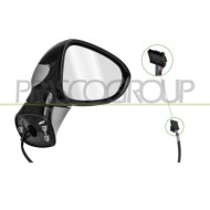 LIBRETTO_RICHIESTA_TARGA.JPG Retrovisore Destro Elettrico Primer Termico Chiudibile Corpo Nero Lucido Convesso 7 Pins OPEL/VAUXH