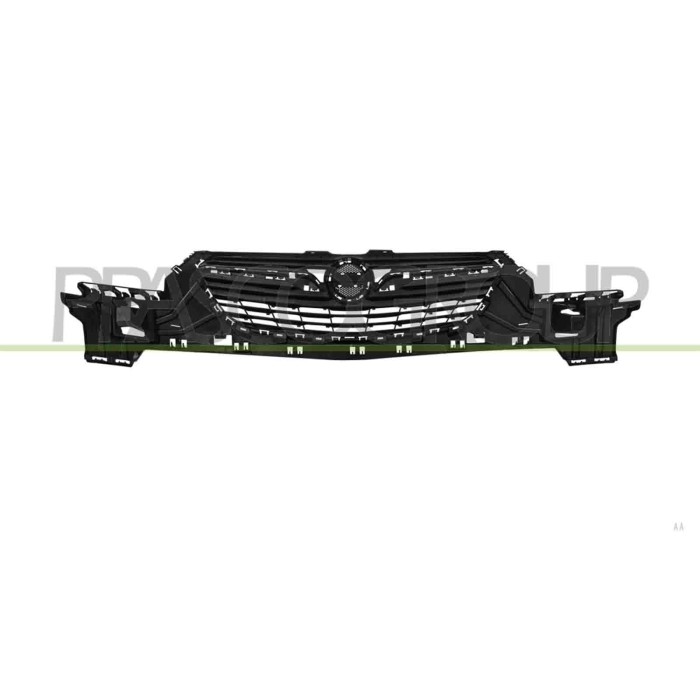 LIBRETTO_RICHIESTA_TARGA.JPG Griglia Radiatore Nera Compatibile Per OPEL/VAUXHALL CROSSLAND X Dal 08/2017 Al 12/2020 Codice Orig