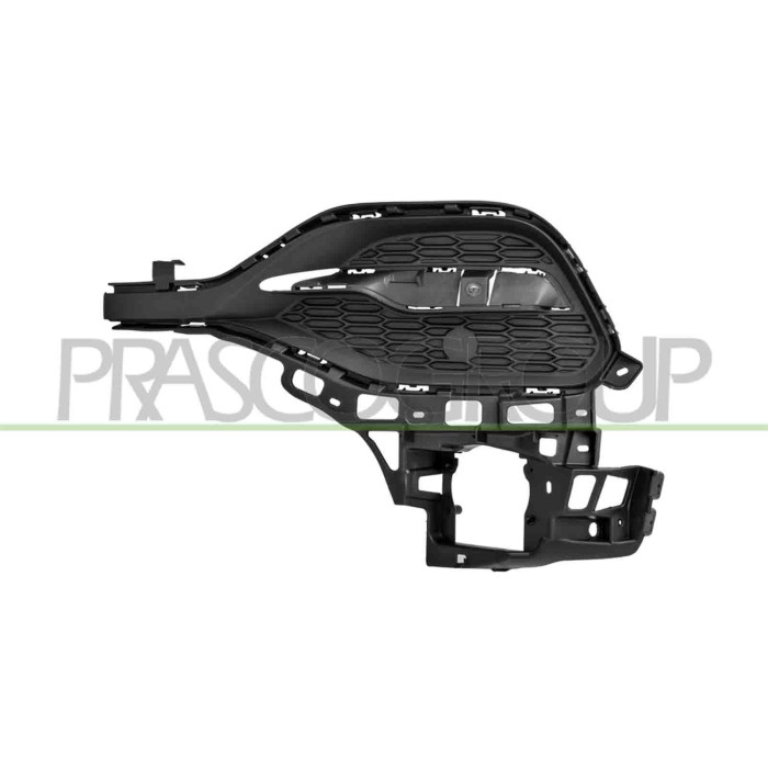 SX_SCRITTA_LOGO.jpg Griglia Sinistra Paraurti Anteriore Nera Con Sede Fendi Chiusa OPEL/VAUXHALL GRANDLAND X Dal 10/2017 Al 05/2