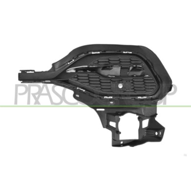 LIBRETTO_RICHIESTA_TARGA.JPG Griglia Destra Paraurti Anteriore Nera Modanatura Cromata Foro Pdc+Supporto OPEL/VAUXHALL GRANDLAND