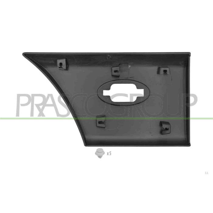 LIBRETTO_RICHIESTA_TARGA.JPG Modanatura Parafango Posteriore Destro Parte Posteriore Nera Goffrata OPEL/VAUXHALL MOVANO 2010-201