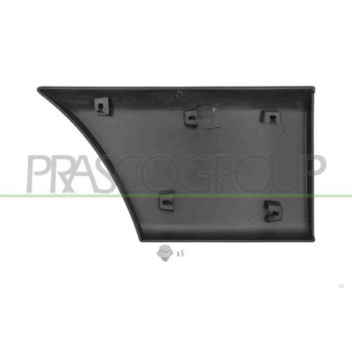 LIBRETTO_RICHIESTA_TARGA.JPG Modanatura Parafango Posteriore Destro Parte Posteriore Nera Goffrata Clips Mod. Passo Corto OPEL/V