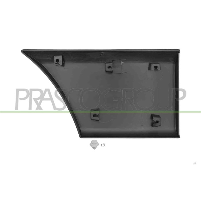 LIBRETTO_RICHIESTA_TARGA.JPG Modanatura Parafango Posteriore Destro Parte Posteriore Nera Goffrata Clips Mod. Passo Corto OPEL/V