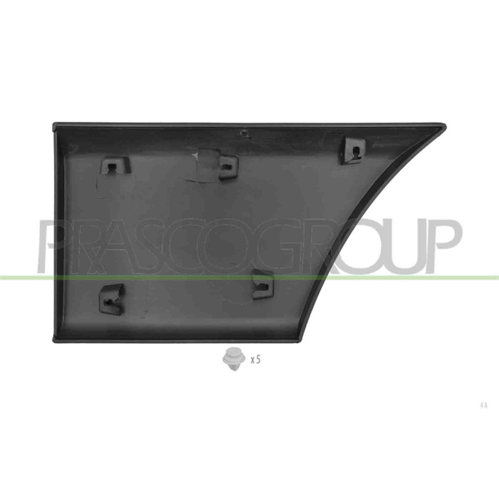 LIBRETTO_RICHIESTA_TARGA.JPG Modanatura Parafango Posteriore Sinistro Parte Posteriore Nera Goffrata Clips Mod. Passo Corto OPEL