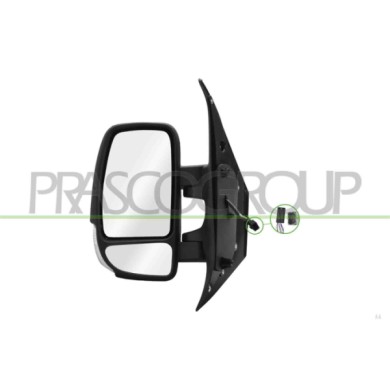 LIBRETTO_RICHIESTA_TARGA.JPG Retrovisore Sinistro Elettrico Nero Termico Con Fanale Convesso 7 Pins NISSAN NV 400 Dal 01/2010 Al