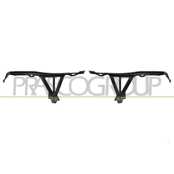 LIBRETTO_RICHIESTA_TARGA.JPG Kit Staffe Paraurti Anteriore (Destra+Sinistra) Compatibile Per PEUGEOT 108 Dal 05/2014 in poi Codi