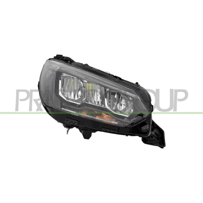 LIBRETTO_RICHIESTA_TARGA.JPG Proiettore Destro Elettrico Con Motore Led Compatibile Per PEUGEOT 208 Dal 09/2019 Al 11/2023 Codic