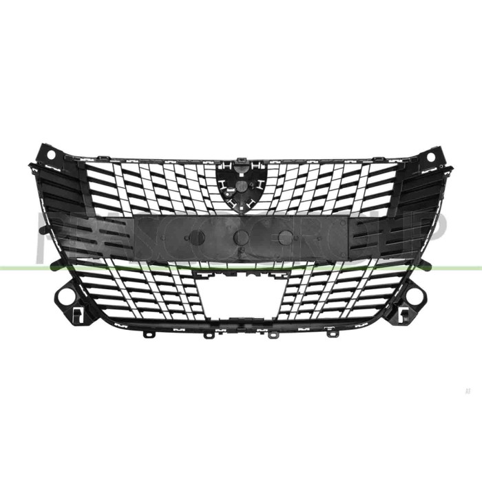 LIBRETTO_RICHIESTA_TARGA.JPG Griglia Radiatore Nera Mod. Active Compatibile Per PEUGEOT 208 Dal 12/2023 in poi Codice Originale 