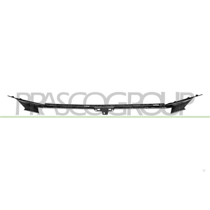 LIBRETTO_RICHIESTA_TARGA.JPG Modanatura Griglia Radiatore Superiore Nera Goffrata Compatibile Per PEUGEOT 208 Dal 12/2023 in poi