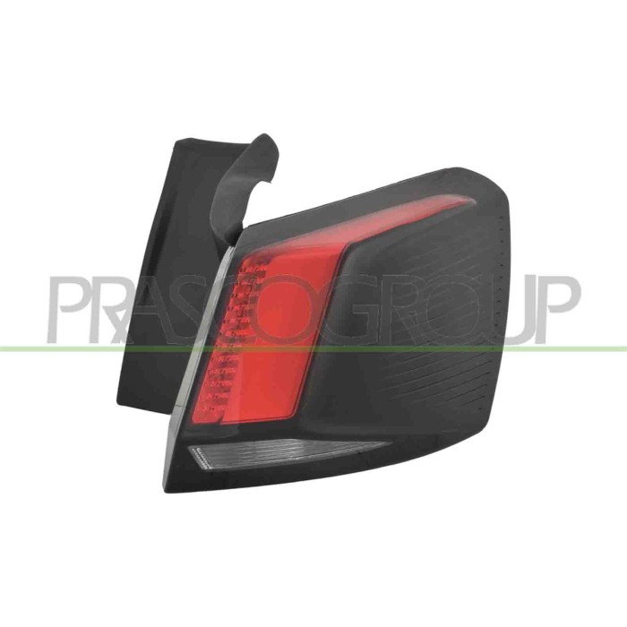 LIBRETTO_RICHIESTA_TARGA.JPG Fanale Posteriore Destro Esterno Senza Porta Lampada Led Versione A.L PEUGEOT 3008 Dal 04/2017 Al 0