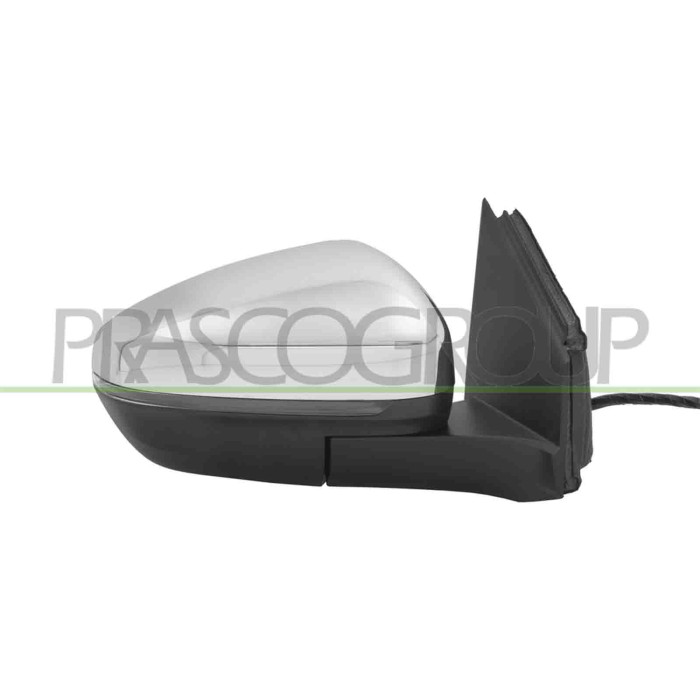 DX_SCRITTA_LOGO.jpg Retrovisore Destro Elettrico Cromato Termico Con Fanale Con Sonda Convesso 8 Pins CITROEN C5 AIRCROSS Dal 10