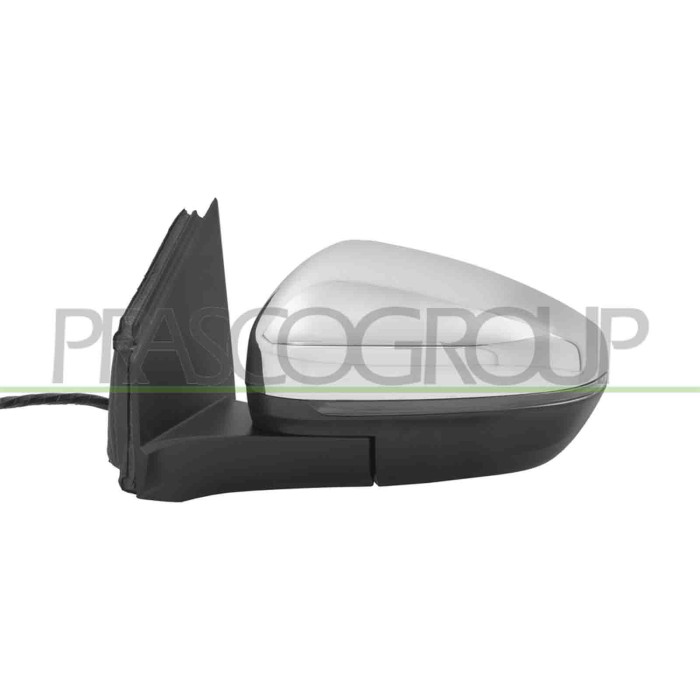 NEUTRO.jpg Retrovisore Sinistro Elettrico Cromato Termico Chiudibile Fanale Luce Cortesia Convesso 10 Pins CITROEN C5 AIRCROSS 2
