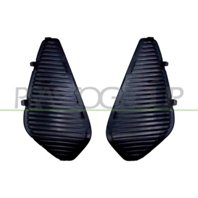 LIBRETTO_RICHIESTA_TARGA.JPG Kit Griglie Paraurti Anteriore Con Primer (Destra+Sinistra) Compatibile Per PEUGEOT 3008 Dal 10/202