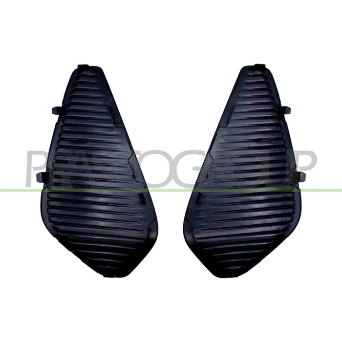 LIBRETTO_RICHIESTA_TARGA.JPG Kit Griglie Paraurti Anteriore Con Primer (Destra+Sinistra) Compatibile Per PEUGEOT 3008 Dal 10/202