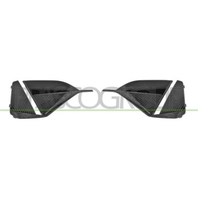 NEUTRO.jpg Kit Griglie Paraurti Anteriore Nere Lucide (Destra+Sinistra) Compatibile Per PEUGEOT 408 Dal 06/2022 in poi 169026969
