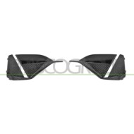 Kit Griglie Paraurti Anteriore Nere Lucide (Destra+Sinistra) Compatibile Per PEUGEOT 408 Dal 06/2022 in poi 169026969V