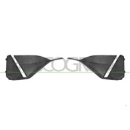 LIBRETTO_RICHIESTA_TARGA.JPG Kit Griglie Paraurti Anteriore Nere Lucide (Destra+Sinistra) Compatibile Per PEUGEOT 408 Dal 06/202