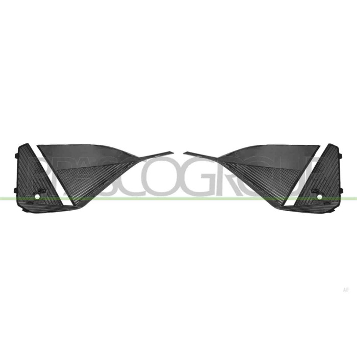 LIBRETTO_RICHIESTA_TARGA.JPG Kit Griglie Paraurti Anteriore Nere Lucide Con Foro Pdc+Supporto (Destra+Sinistra) PEUGEOT 408 Dal 