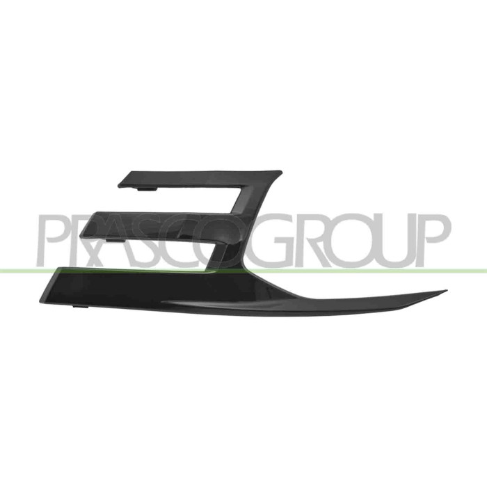 SX_SCRITTA_LOGO.jpg Modanatura Sinistra Paraurti Anteriore Nera Lucida Compatibile Per PEUGEOT PARTNER Dal 04/2024 in poi 985617