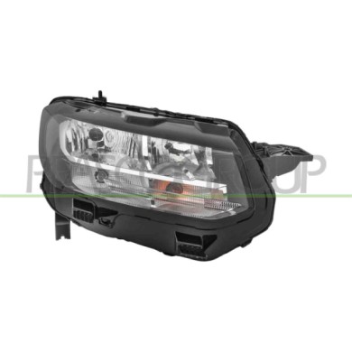 LIBRETTO_RICHIESTA_TARGA.JPG Proiettore Destro H1+H7 Elettrico Con Motore Con Luce Diurna Compatibile Per PEUGEOT PARTNER Dal 04